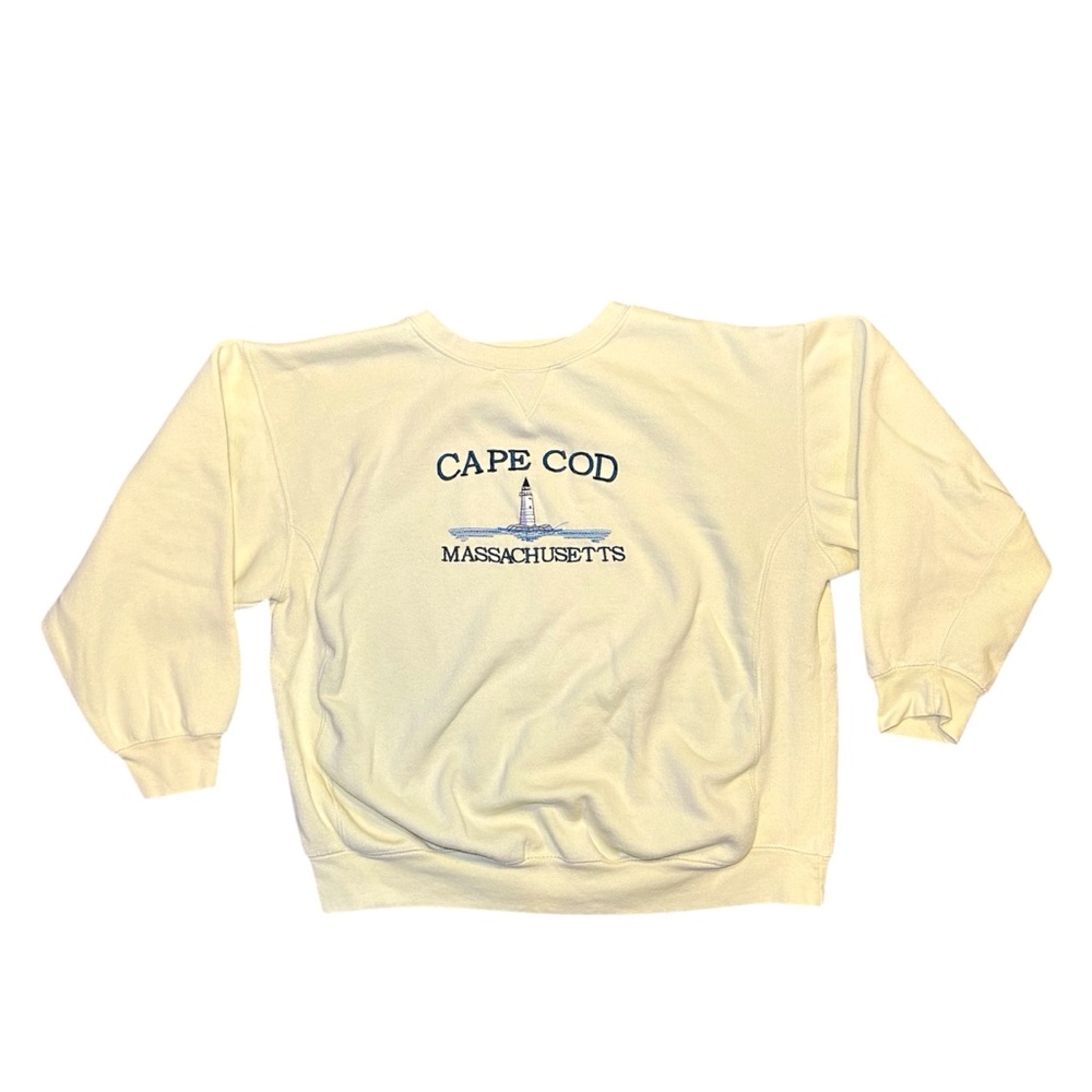 Cape Cod yellow cotton pullover